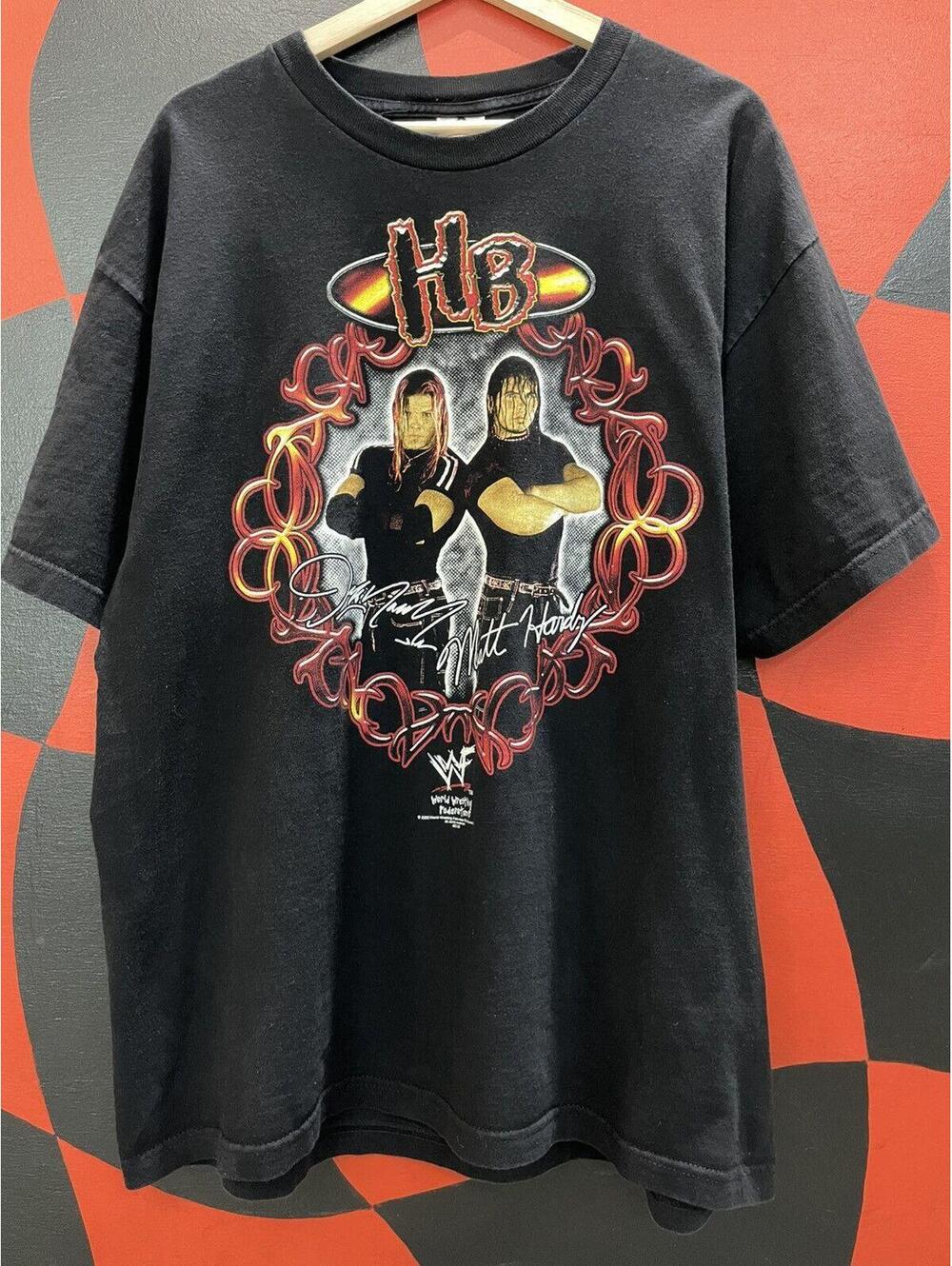 Hardy Boyz 2000 vintage wrestling wwf tee rare find